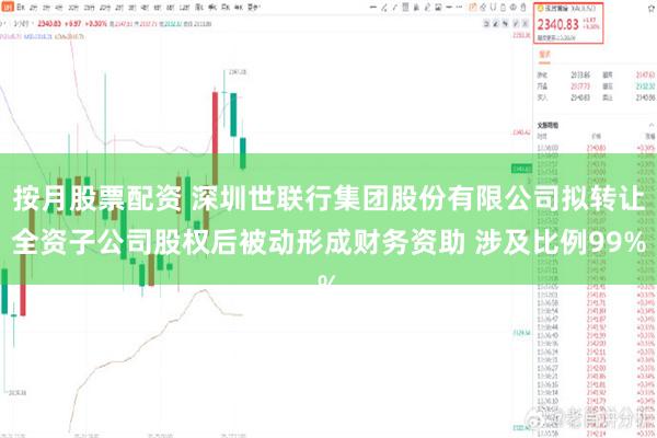 按月股票配资 深圳世联行集团股份有限公司拟转让全资子公司股权后被动形成财务资助 涉及比例99%