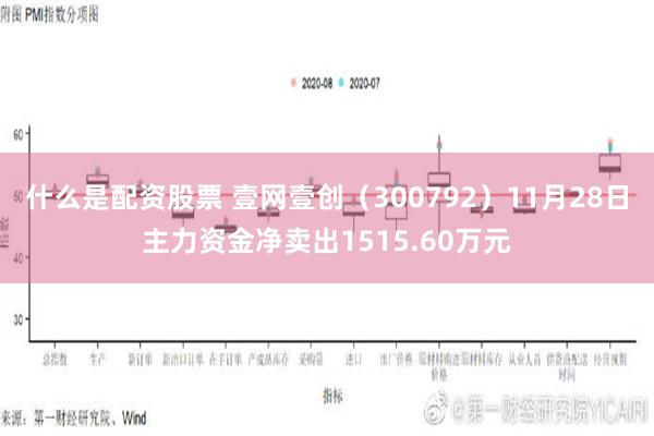 什么是配资股票 壹网壹创（300792）11月28日主力资金净卖出1515.60万元