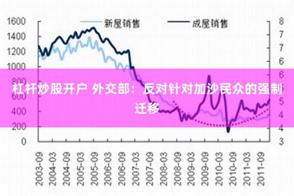 杠杆炒股开户 外交部：反对针对加沙民众的强制迁移